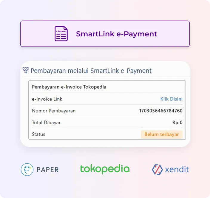 fitur smartlink epayment accurate online